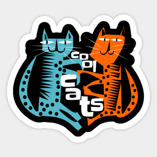 Cool cats Sticker